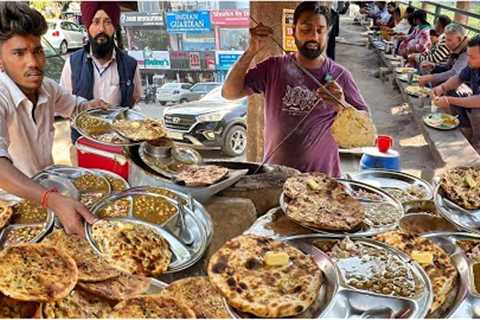 20/- Rs FULL PLATE | Punjabi Singers ki Favorite Thali | Street Food India