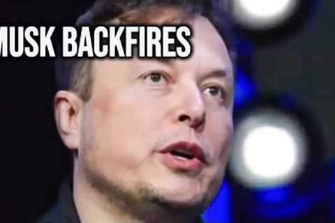 Elon Musk Officially LOSES IT As Full-Blown Meltdown Backfires On Stage