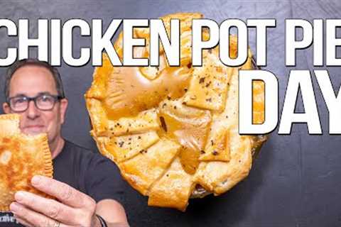 CHICKEN POT PIE LIKE YOU'VE NEVER SEEN BEFORE (BUT NOW ON MY RESTAURANT MENU!) | SAM THE COOKING GUY