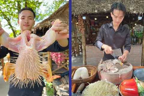 Country Chef Neab cook yummy chicken recipe and eat - Cook and eat