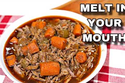 EASY Melt In Your Mouth Pot Roast Recipe| Sunday Dinner Idea