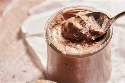 Plant-Based Chocolate Caramel Tofu Mousse Recipe