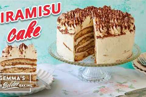 Stunning Tiramisu Layered Cake Recipe