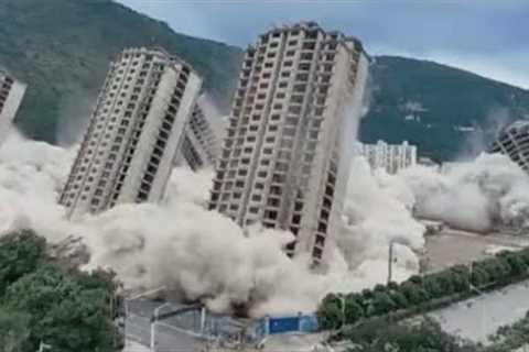 Just now, building collapse in China as 6.2 earthquake shakes Gansu and Qinghai