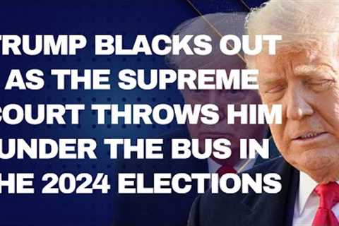 THE SUPREME COURT’S LAST WORDS ON TRUMP’S 2024 PRESIDENTIAL AMBITIONS: DISQUALIFIED”😱