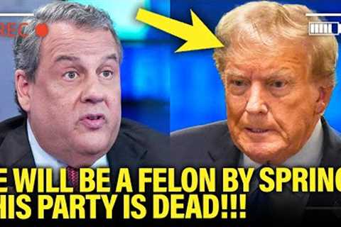 FED-UP Christie BLASTS GOP for Trump Support, A SOON-TO-BE-FELON