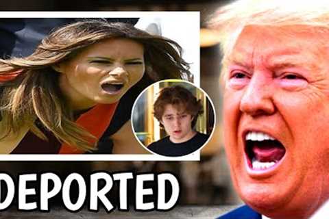 Barron Cries as Melania to be Deported with immediate effect she is an illegal migrant