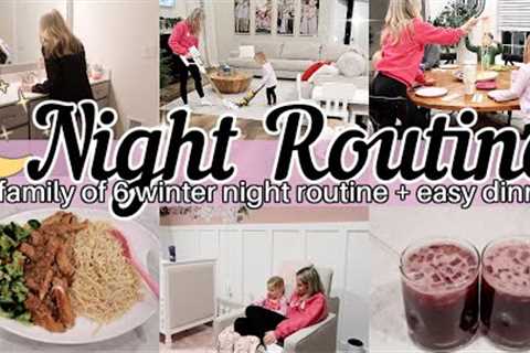*NEW* PRODUCTIVE NIGHT ROUTINE OF A MOM OF 4 WINTER 2024 TIFFANI BEASTON HOMEMAKING SAHM 🌙
