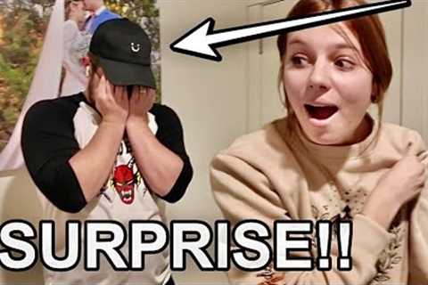 I SURPRISED HIM!!!