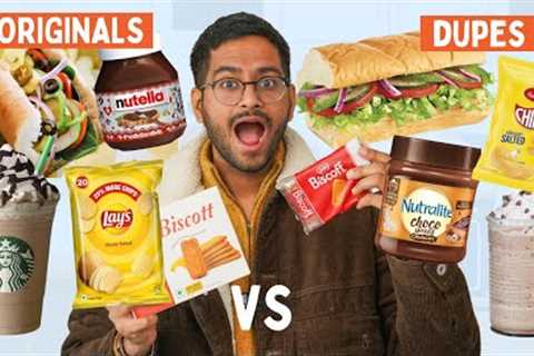 TESTING FOOD DUPES VS THE ORIGINAL 😳 WAS ANYTHING WORTH TRYING??