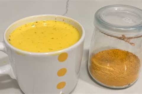 Golden Milk (aka Turmeric Milk) Turmeric Ginger Latte | How to make golden milk | Golden Milk Recipe
