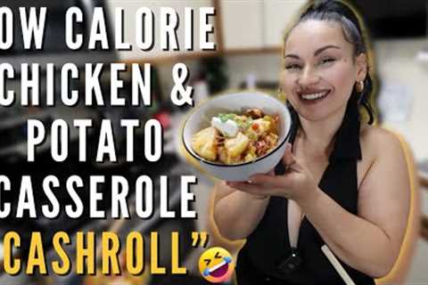 Low calorie chicken & potato casserole | Quick Weeknight Dinner