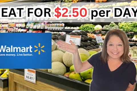 Eating for $2.50 a Day: Cheap Meal Ideas You Need to Try || $10 EXTREME BUDGET at Walmart