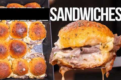 THE BEST SANDWICHES YOU COULD EVER MAKE WHEN COOKING FOR A BIG GROUP... | SAM THE COOKING GUY