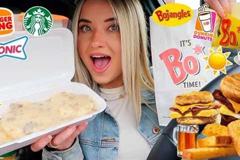I Only Ate FAST FOOD BREAKFAST For 24 HOURS!!