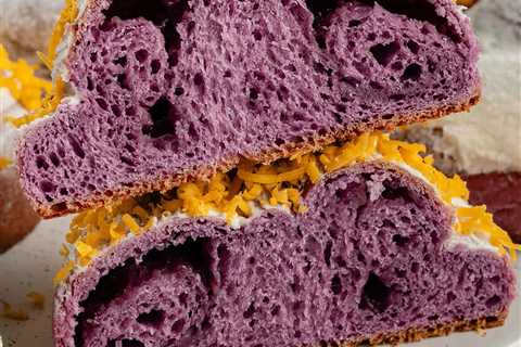Vegan Ube Ensaymada (Filipino Purple Yam Brioche)