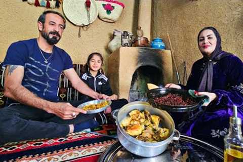 The recipe for cooking saffron chicken with rice in the traditional style of the village couple