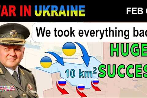 02 Feb: Ukrainians CONDUCT A SUCCESSFUL COUNTER ATTACK. Russian Gains REDUCED TO ZERO.
