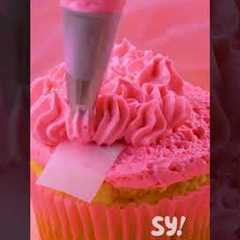 Write secret messages in your cupcakes with this hack #shorts #soyummy #dessertideas