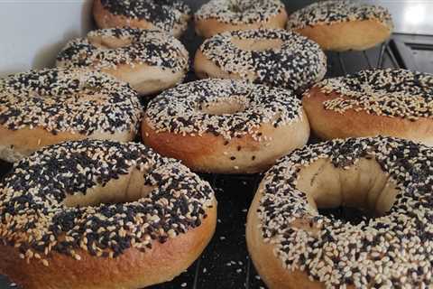 Hybrid sourdough bagels