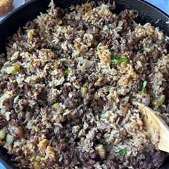 FRENCH ONION BEEF AND RICE