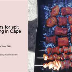 Menu options for spit braai catering in Cape Town