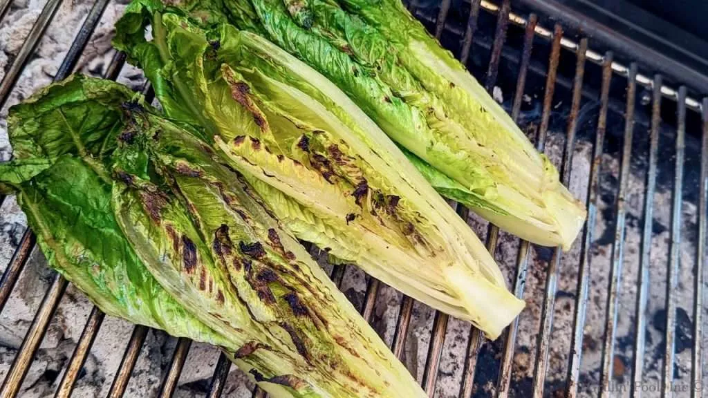 Grilled Romaine Salad with Blue Cheese