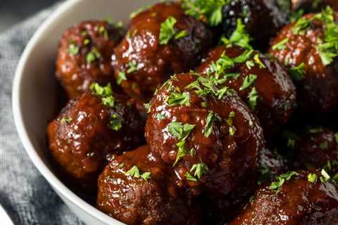 Smoked BBQ Meatballs