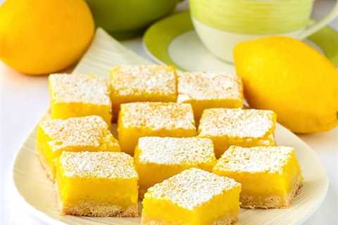 Super Easy Lemon Bars. Using only 5 basic ingredients!