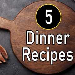 5 Easy Indian Dinner Recipes | Dinner Ideas | Easy Dinner Recipes | Healthy Indian Dinner Recipes
