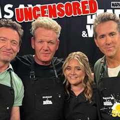 UNCENSORED & Extended Gordon Ramsay, Ryan Reynolds & Hugh Jackman Chimichanga Cook-Off