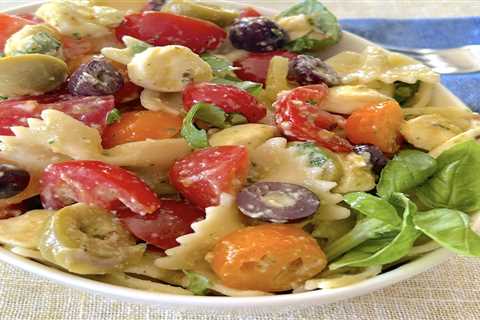 Caprese Inspired Pasta Salad