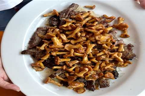 Grilled Steak with Newfoundland Chanterelles