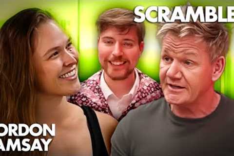 Gordon Challenges MrBeast, Ronda Rousey, and MORE | Scrambled | Gordon Ramsay