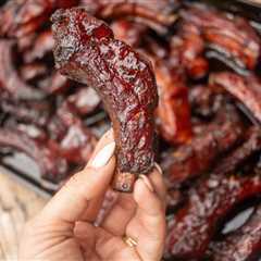 Smoked Hot Honey Party Ribs