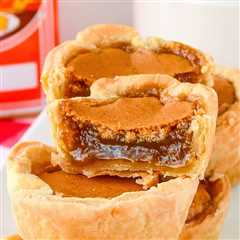 Maple Butter Tarts. A delicious twist on a Canadian favourite.