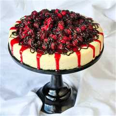 Raspberry Tuxedo Cheesecake