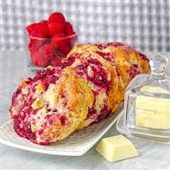 Raspberry White Chocolate Scones