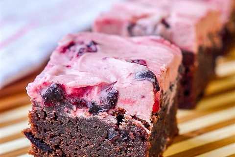 Chewy Chocolate Cherry Brownies