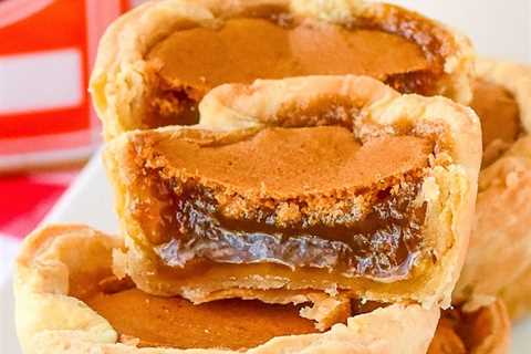 Maple Butter Tarts. A delicious twist on a Canadian favourite.