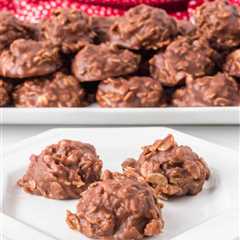 Chocolate Peanut Butter No Bake Cookies