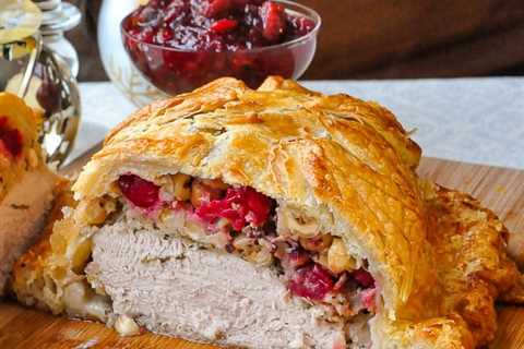 Cranberry Hazelnut Turkey Wellington