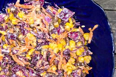 Red Cabbage Coleslaw