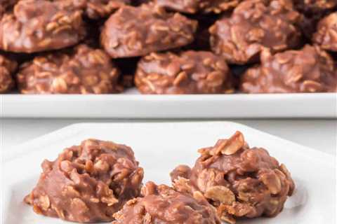 Chocolate Peanut Butter No Bake Cookies