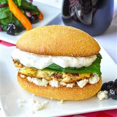 Lemon Oregano Chicken Burgers