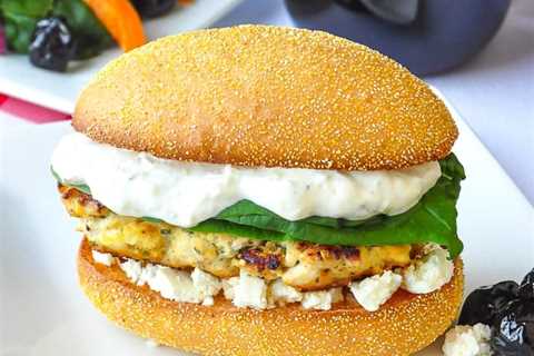 Lemon Oregano Chicken Burgers