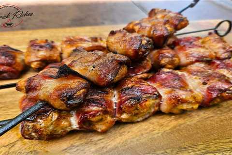Bacon-Wrapped Chicken Skewers (Easy)