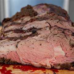 Prime Rib Roast on the Big Green Egg