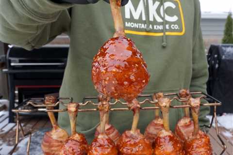 Bacon Wrapped Chicken Drumsticks