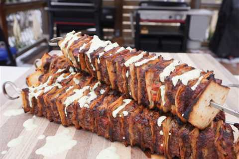 Grilled Tortilla Beef Kebab